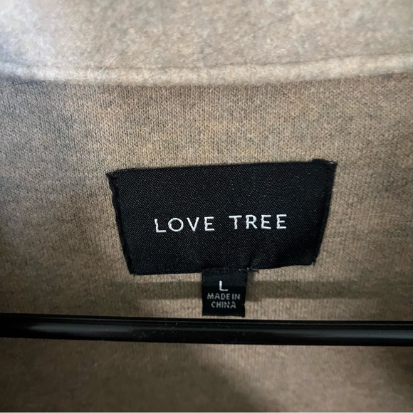 Love Tree Tan Button-Up Shacket - Picture 3 of 5